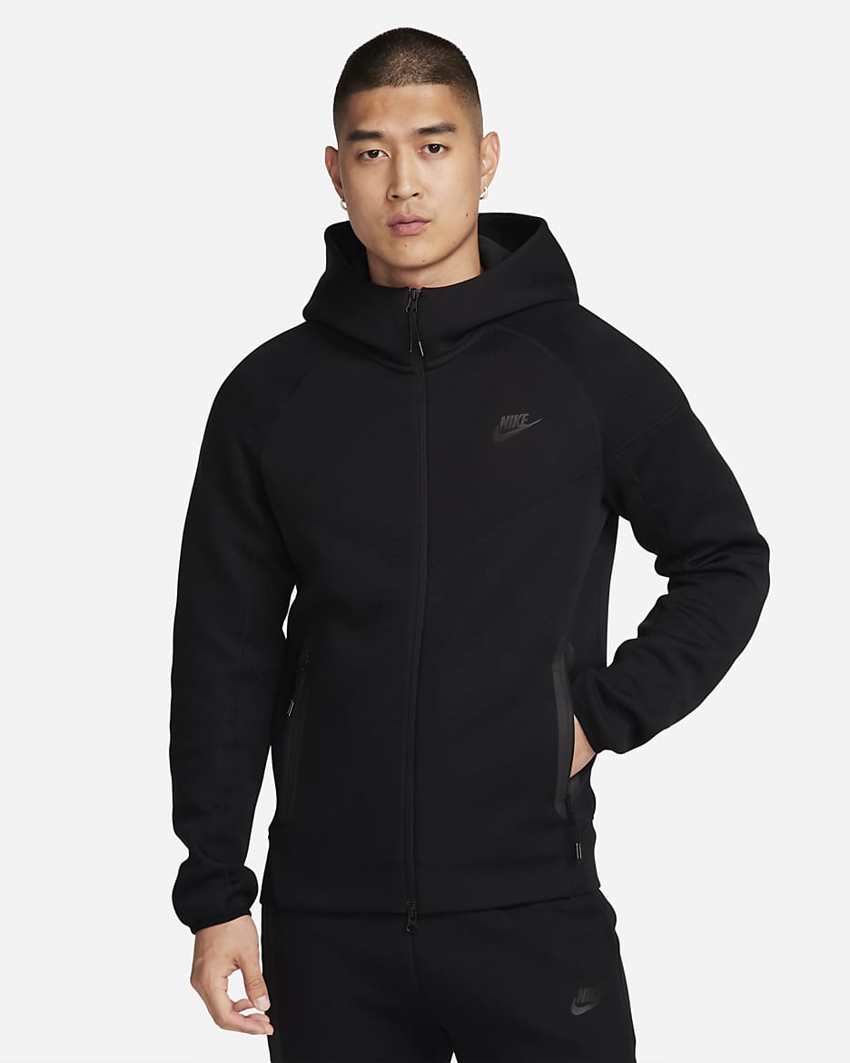 Nike tech fleece all black on sale